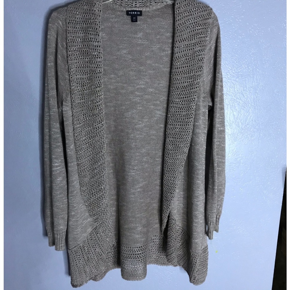 Torrid Tan Carigan Sweater 00 fits M